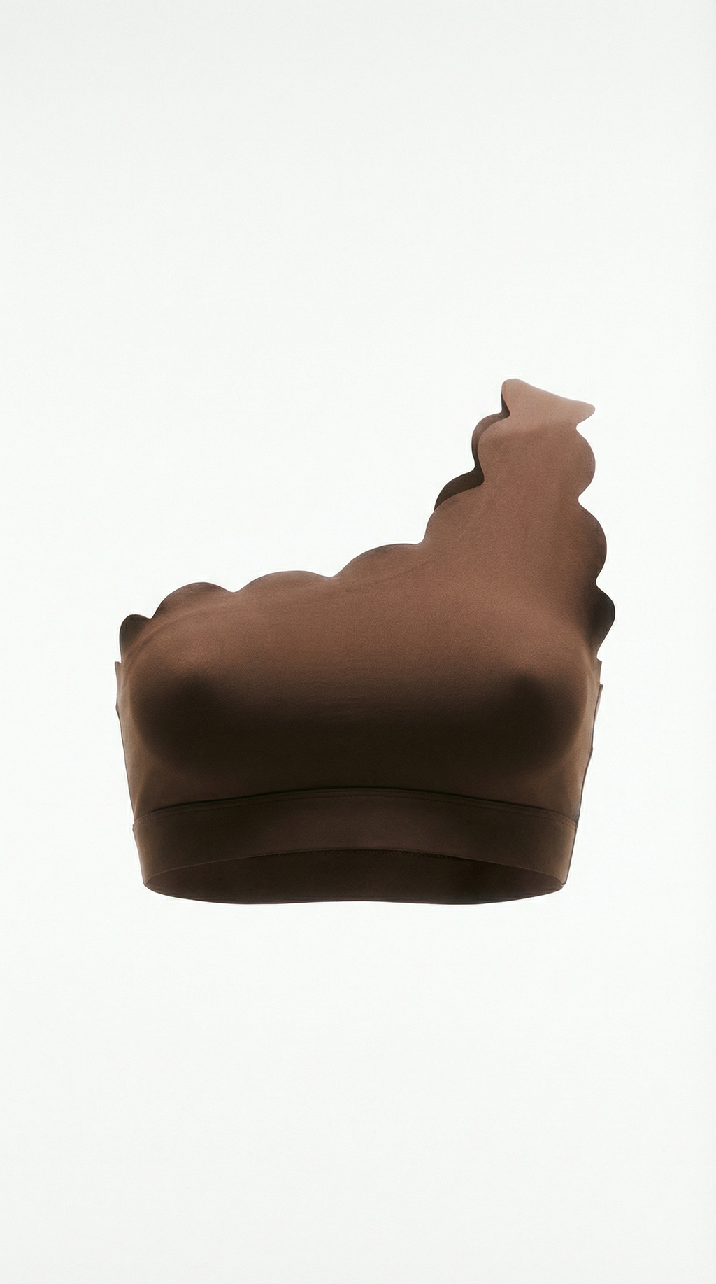 Top Une Bretelle Femme – Bord Sculpté & Seconde Peau
