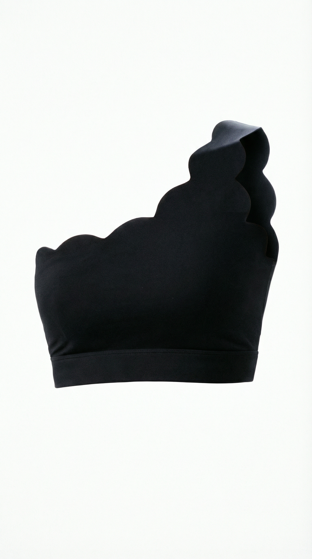 Top Une Bretelle Femme – Bord Sculpté & Seconde Peau