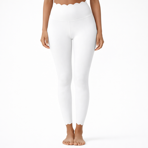 Legging Taille Haute Femme Blanc